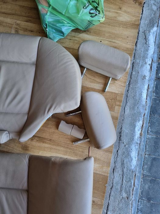 e46 kanapa bezowa sedan