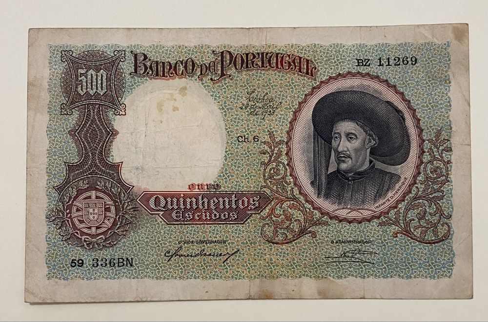 Nota 500$00 Ch.6 - 23/04/1938
