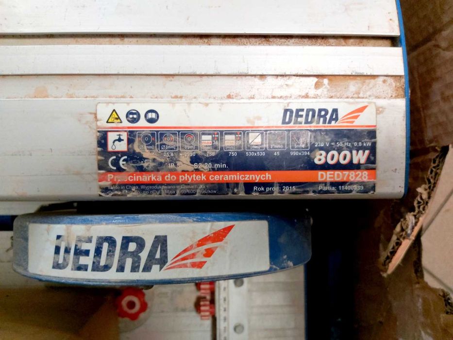 Przecinarka wodna do glazury DEDRA DED7828, 800W + opakowanie