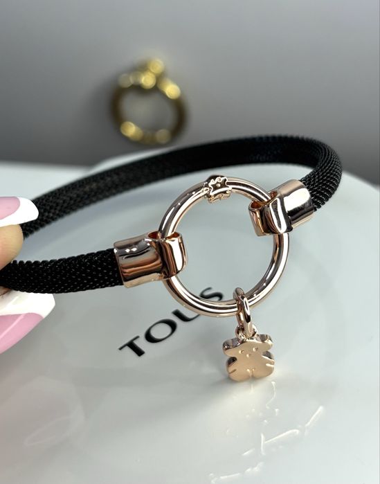 TOUS bransoletka Hold różowe srebro Vermeil 925