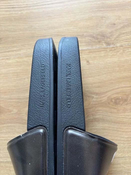 Klapki, sandały Karl Lagerfeld,oryginalne czarne rozmiar 44 Nowe