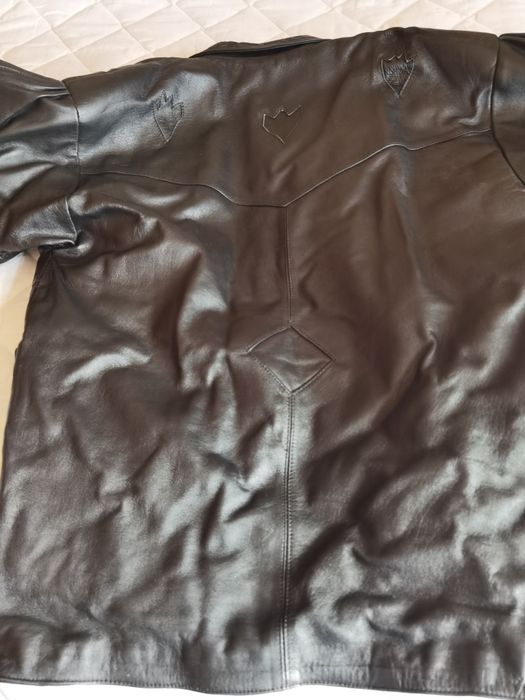 Casaco de pele original preto xl