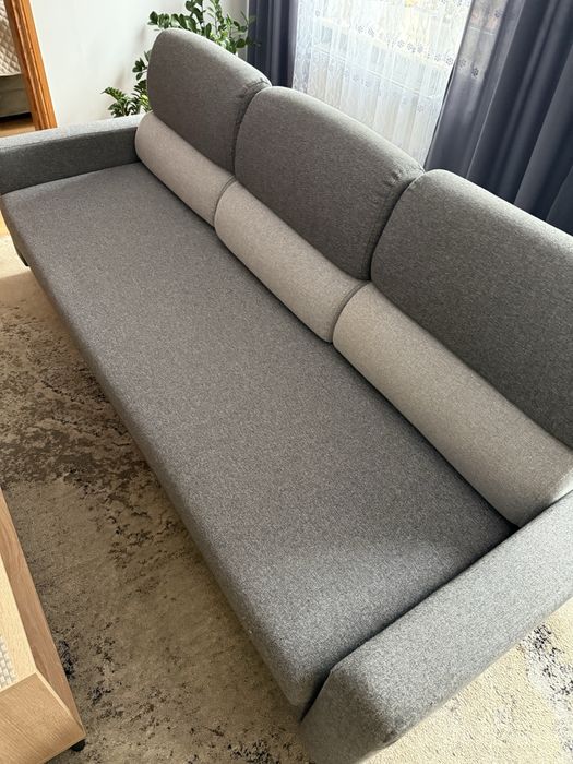 Zarezerwowana !!! Kanapa sofa szara Abra meble jak nowa