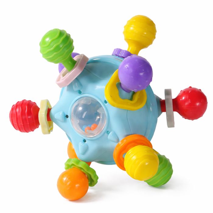 підвіска гусениця, іграшка на коляску, сенсорна іграшка, молекула,