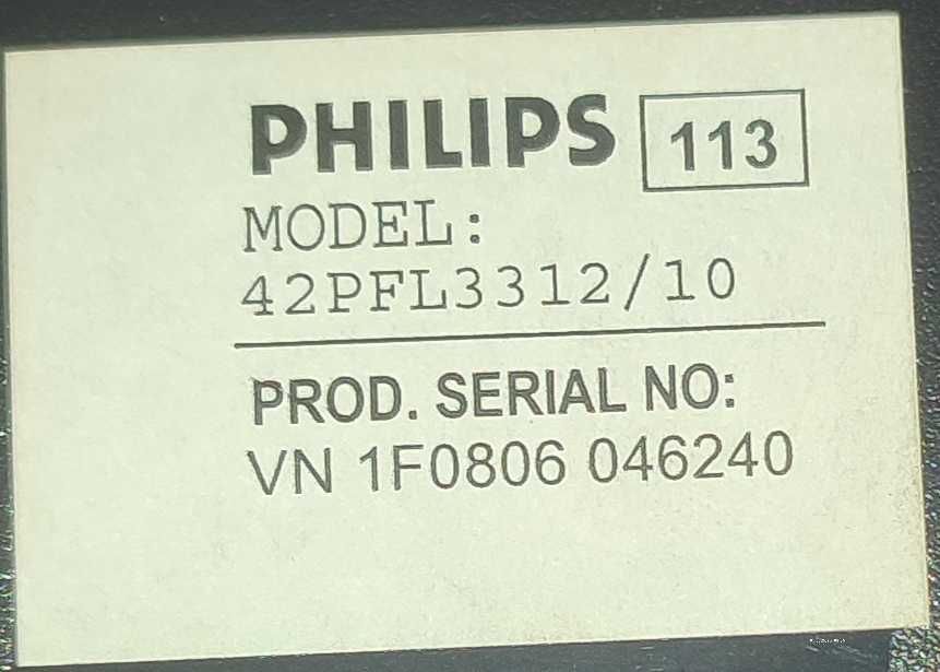 Продам телевізор РHILIPS с кріпленням на стіну, діагональ 107 см.