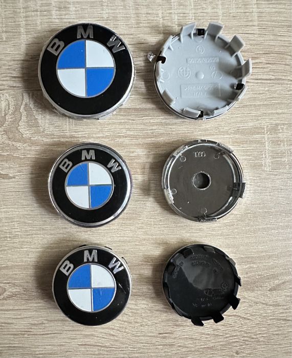 Conjunto 4 Centros Tampas Jantes BMW 56mm 60mm 65mm 68mm 75mm