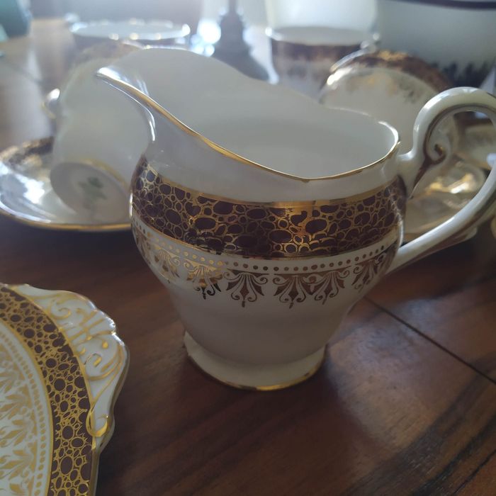 Serviço Numerado Porcelana Inglês de Chá/Café "Royal Standard"