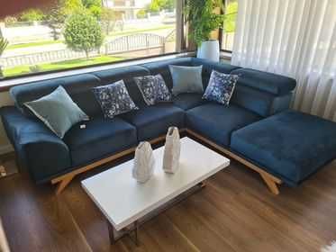 Sofa canto com cama e baú de arrumaçao NOVO