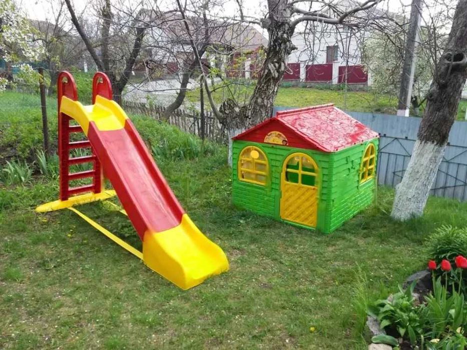 АКЦІЯ‼️ Дитячий майданчик будиночок гірка пісочниця будинок / горка домик песочница