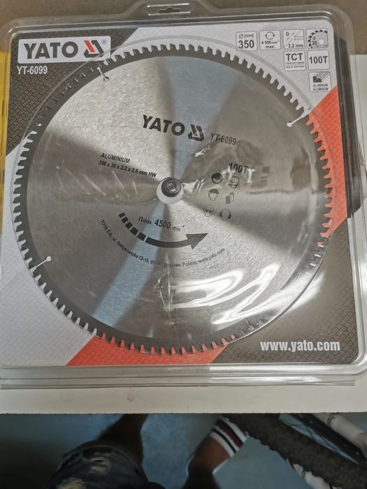 Tarcza YATO YT-6099 do aluminium