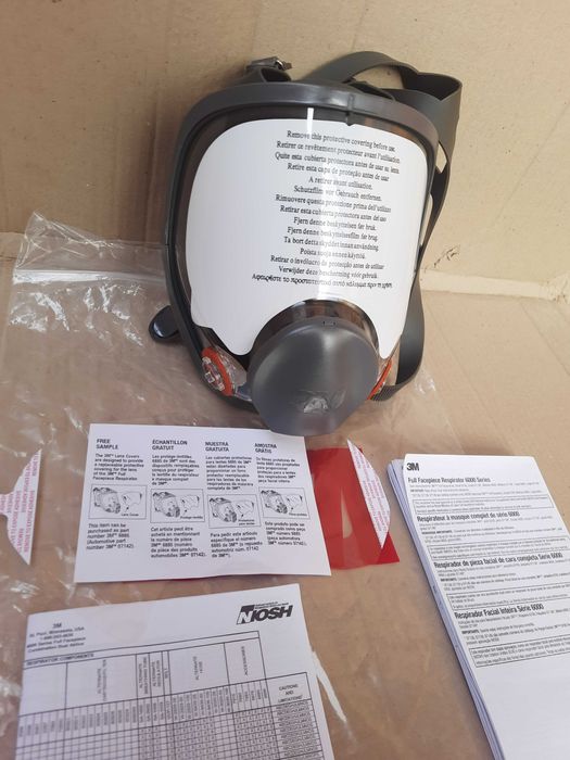 Полнолицевый противогаз. респиратор . 3M 6800 респіратор маска