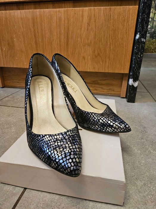 Eleganckie szpilki LEWSKI r. 37