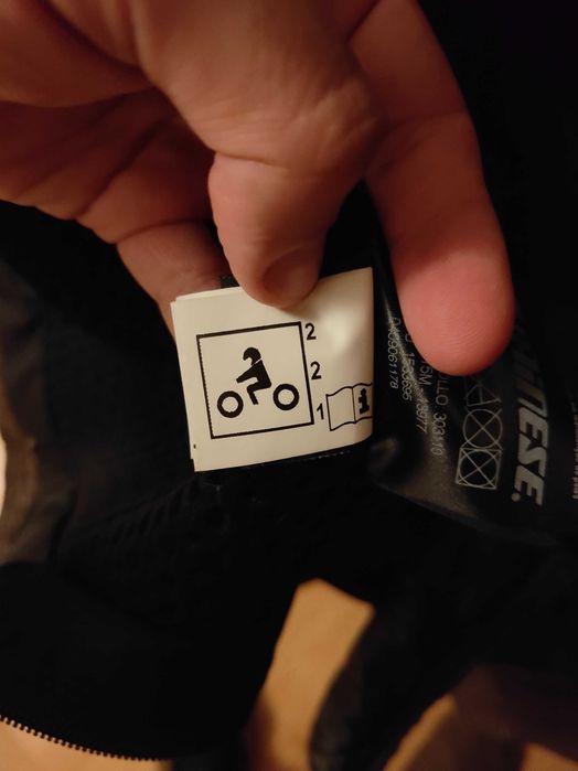 Dainese Black Hawk Leather Jacket