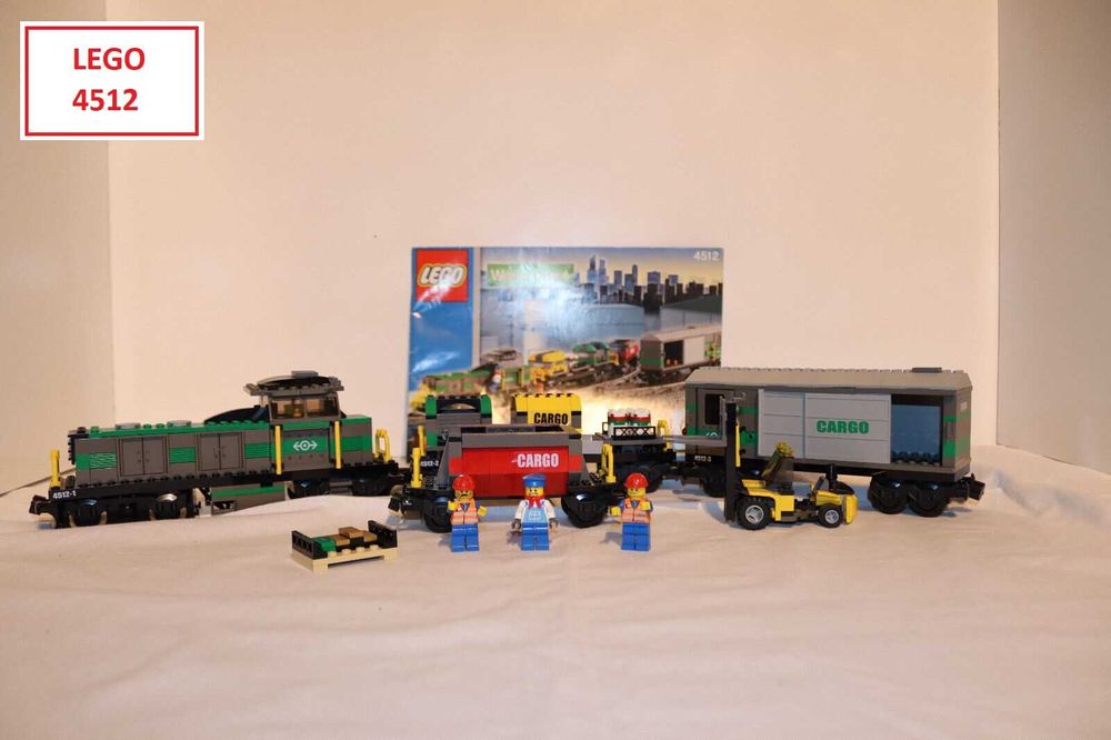 LEGO TRAIN: 4554; 4512; 10128; 4532; 7937