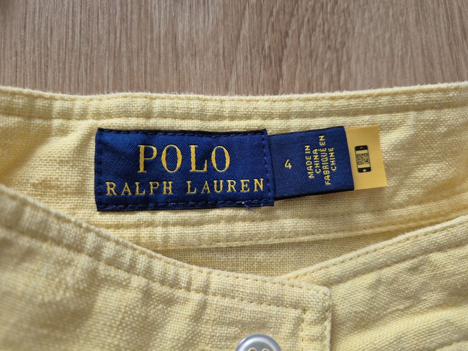 Spódnica z lnu Ralph Lauren S