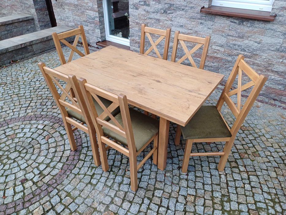 Komplet stol 6 krzesel krzesla tanio solidnie do baru restauracji nowe