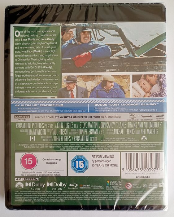 Samoloty pociągi i samochody 4K Planes Trains & Automobiles Steve Martin John Candy