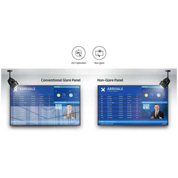 Монитор 43" Samsung Smart Signage QM43R (LH43QMREBGCXEN) - Class A БВ