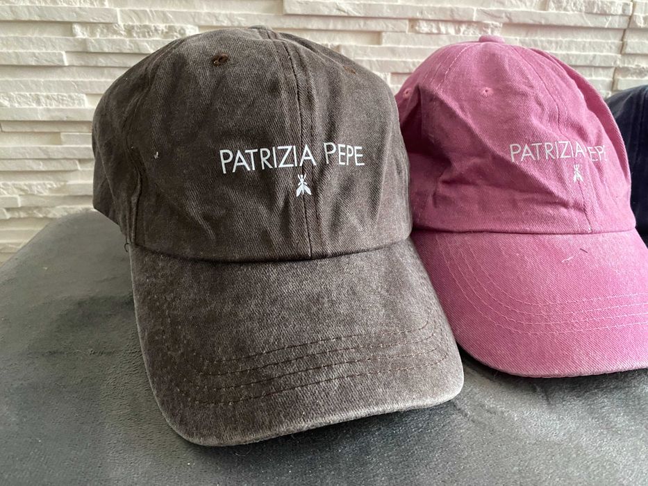 Patrizia Pepe nowa czapka bejsbolowa z daszkiem brąz