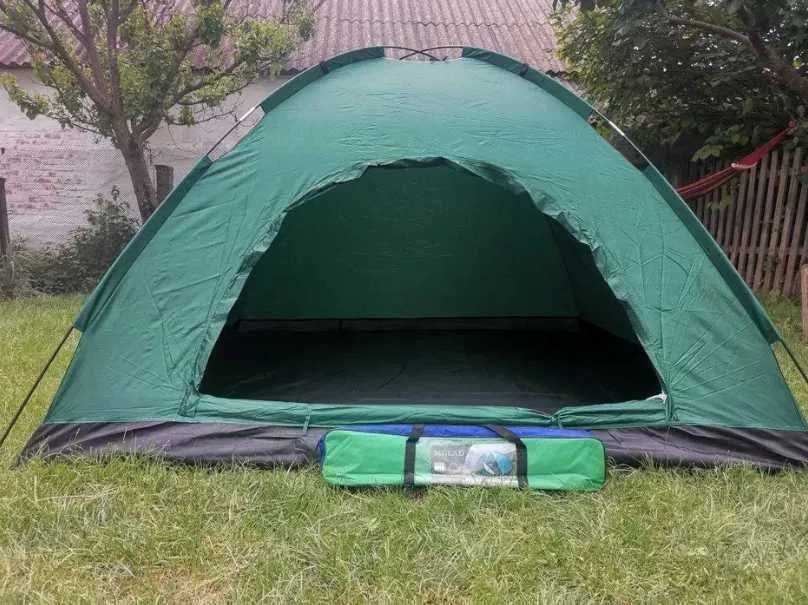 Палатка Skif Outdoor Adventure Намет Шалаш Шатер Тент для 4 (200×200×135) см для туризму та відпочинку. Легкая 2х-слойная летняя 4х-местная палатка