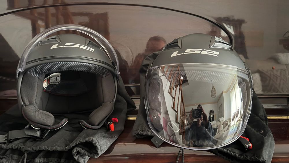 Capacetes de mota L52