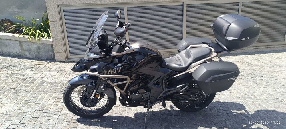 Mota Zontes 350 TX - kit malas faróis de nevoeiro 5565 KM com garantia