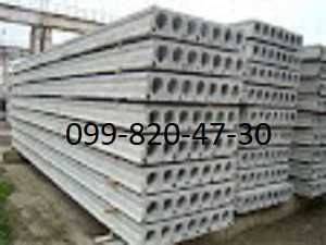 Плити перекриття бетонні, панелі пустотні ПК 24- ПК 120 мм