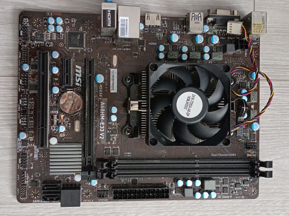 Płyta główna wraz z procesorem