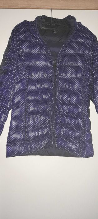 Kurtka damska pikowana jesień wiosna kropki r. M/L