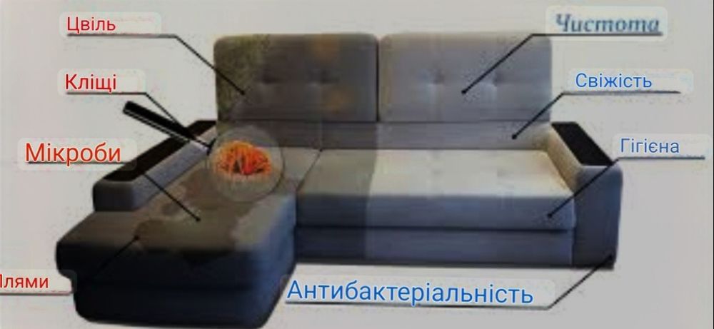 Виїздна хімчистка меблів матраців