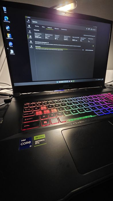 Laptop MSI katana i9 32gb ddr5