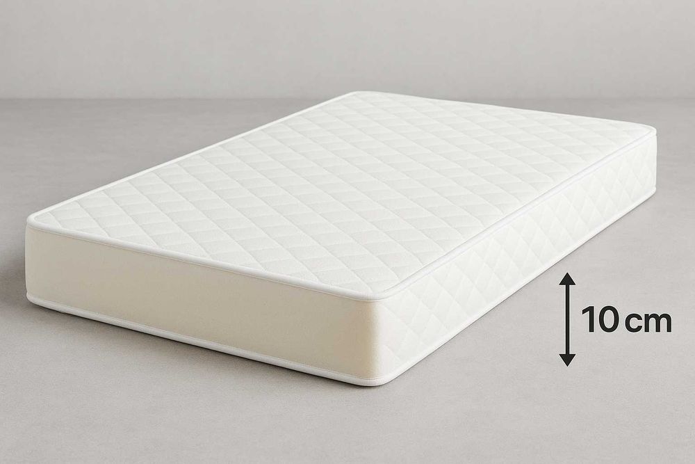 Materac Piankowy + pokrowiec 90x200 120x200 140x200 160x200 180x200