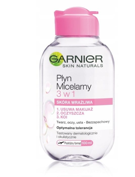 Garnier Skin Naturals Płyn micelarny 3w1 100 ml