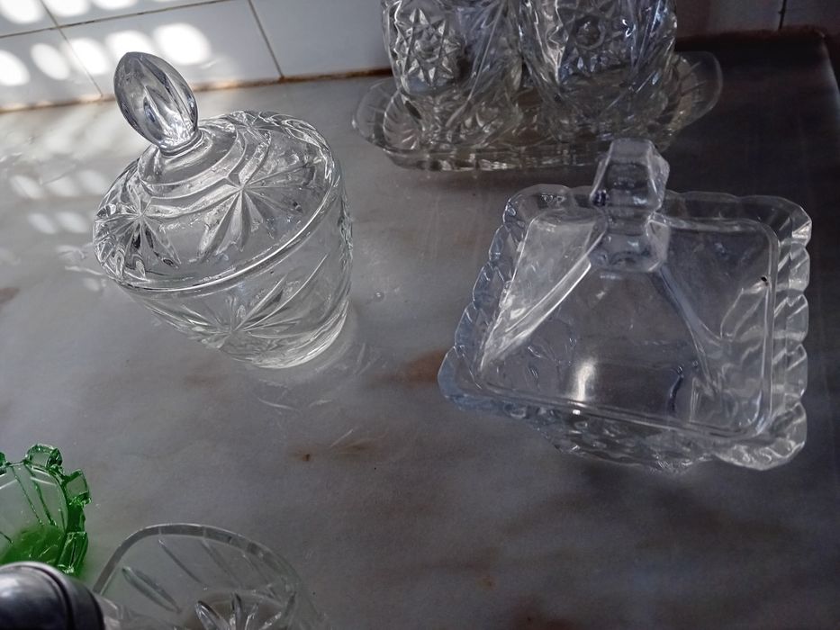 Conjunto de  Peças Antigas Utilitárias Decorativas
