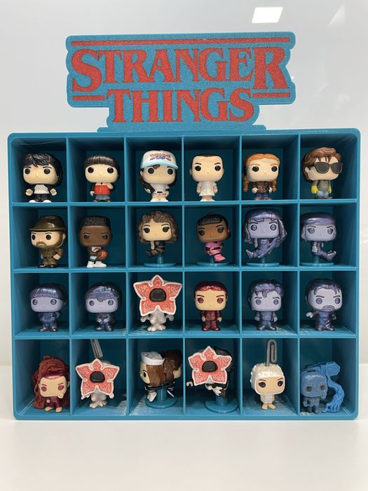 Поличка на 24 комірки для фігурок Stranger Things