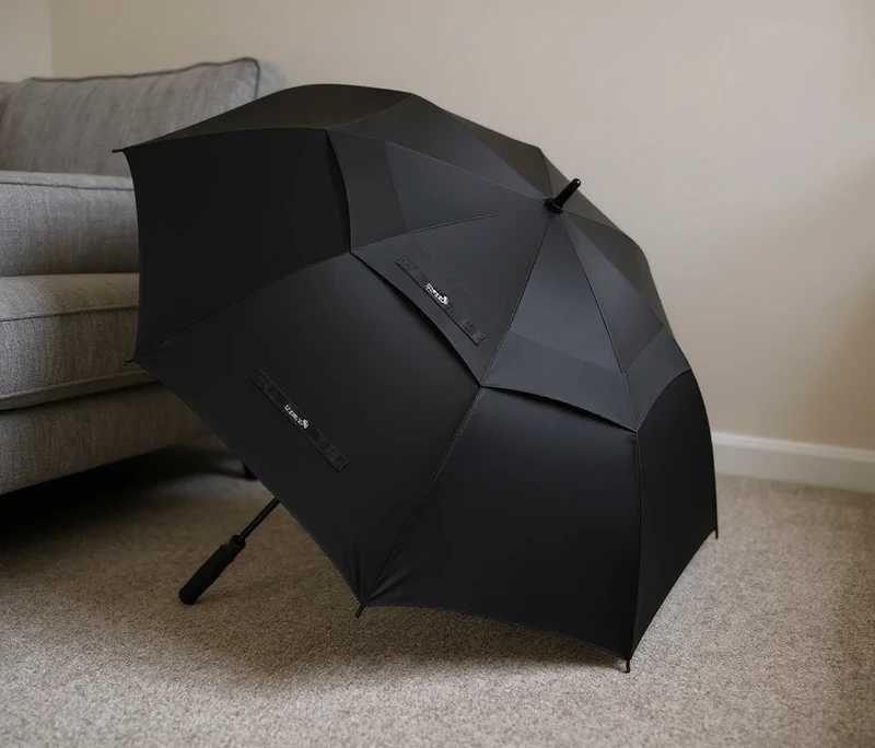 Nowy nieużywany Duży czarny parasol