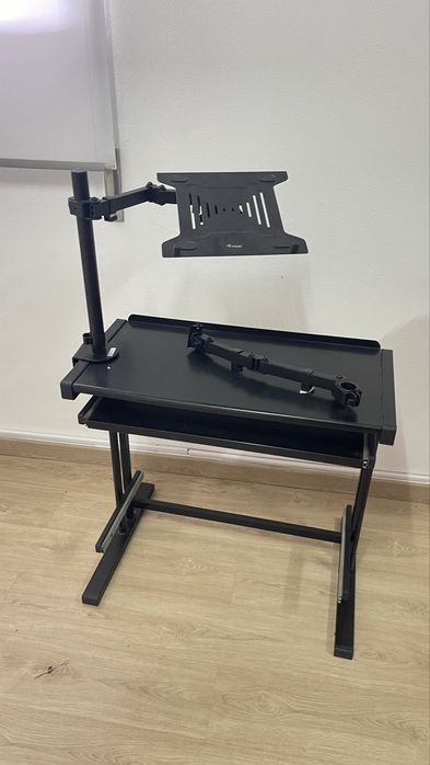 Mesa e Suporte Duplo de Monitores