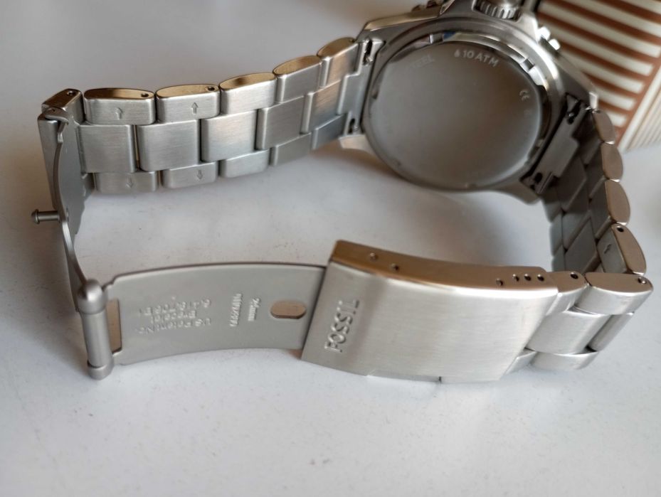 Relógio Fossil GMT FS5991 azul