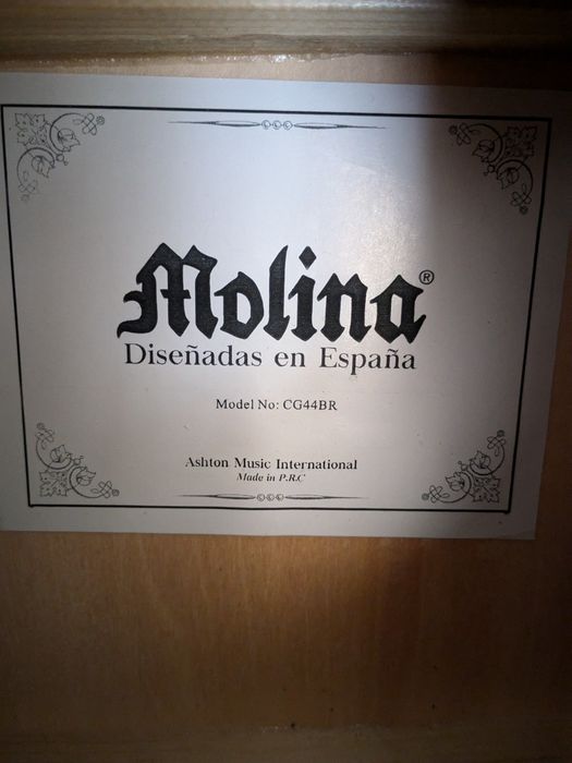 Guitarra Acústica Molina (Como Nova) – Troco por Teclado/Piano