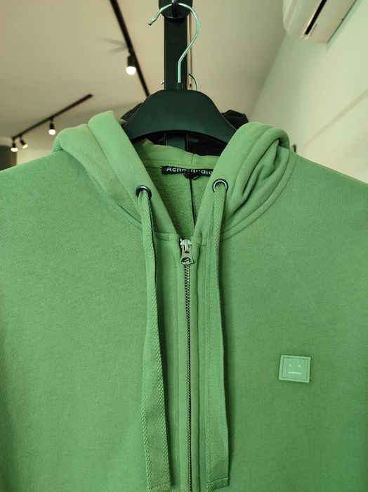 Худі Acne Studios Ferris Zip Hoodie Green
