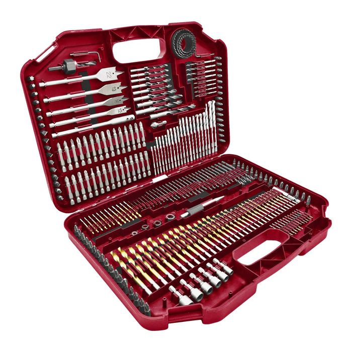 Zestaw wierteł końcówek 246 el. Meec Tools