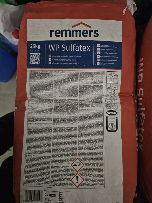 Uszczelniacz hydroizolacja szlam Sulfatex Remmers