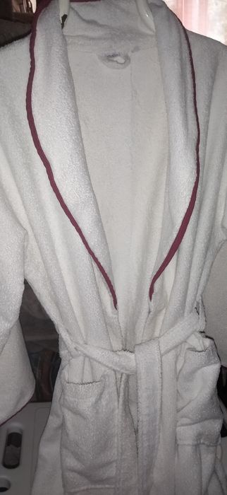 Szlafrok biały frotte