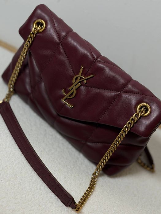 Torebka Yves Saint Laurent w kolorze bordowym