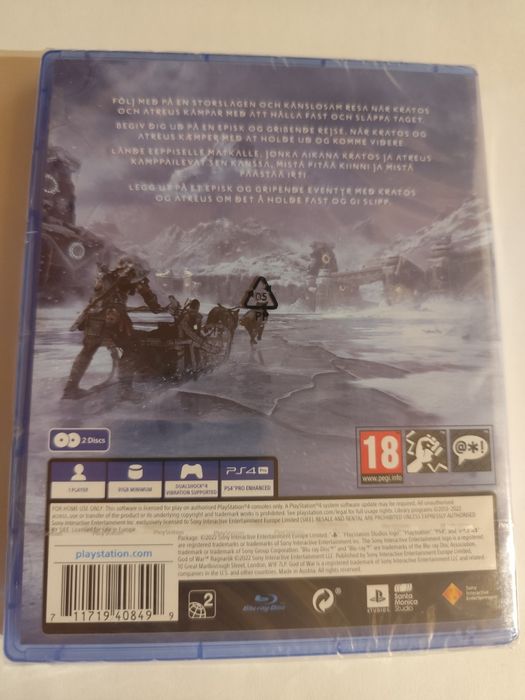 God of war Ragnarok ps4 nowa