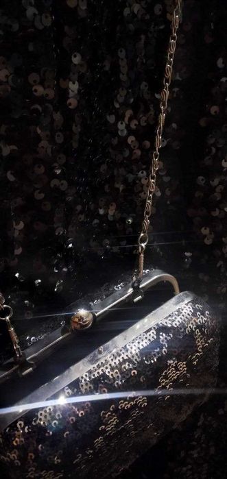 Сукня з паєтками та сумочка Total shine look