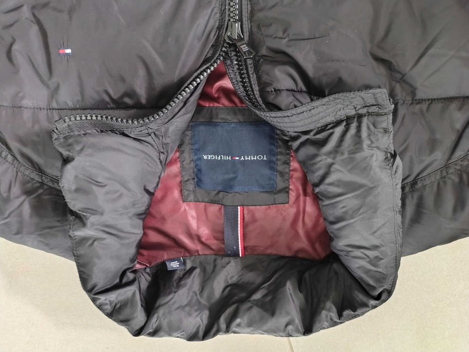 Kurtka męska Tommy Hilfiger 3XL zimowa, czarna