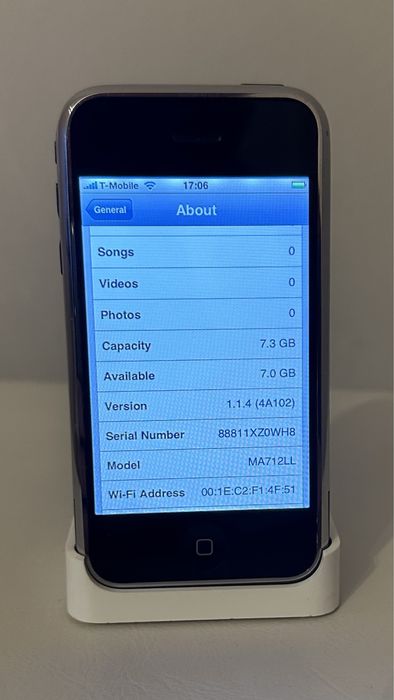 IPhone 2G 8GB 1 Apple zamiana Iphona 13pro 14pro. Kołobrzeg • OLX.pl