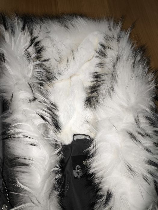 Парка с натуральным мехом