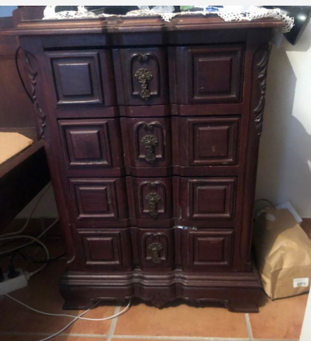 Mobilia do quarto completa ,antiguidade ,vintage ,boa madeira